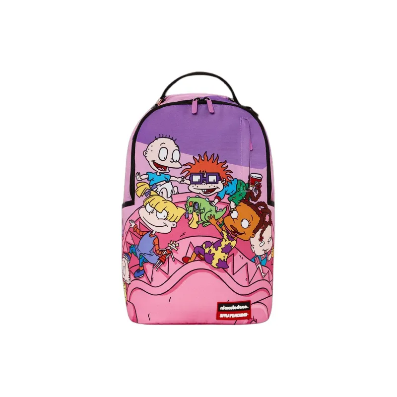 SPRAYGROUND Polyester Backpack Unisex Pink Purple-0
