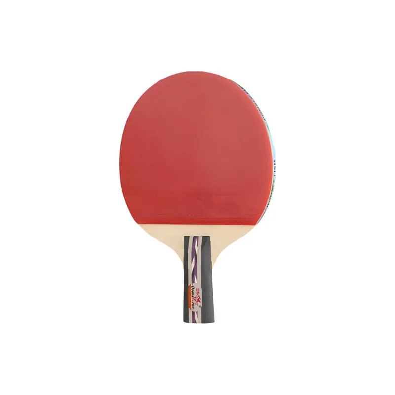 DOUBLEFISH Ping Pong Paddles Kids' All Wood Black Red-7
