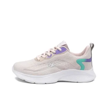 DOUBLE STAR 88 Breathable And Lightweight Low Top Running Shoes Women's Brown Pink