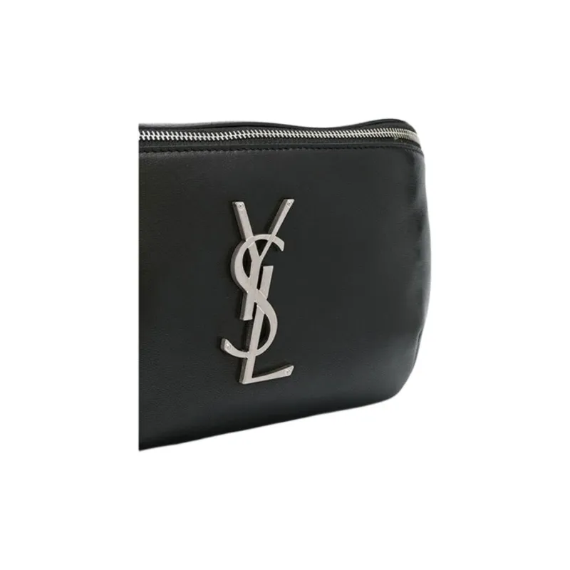 SAINT LAURENT Classic Belt Bag Monogram Black-3