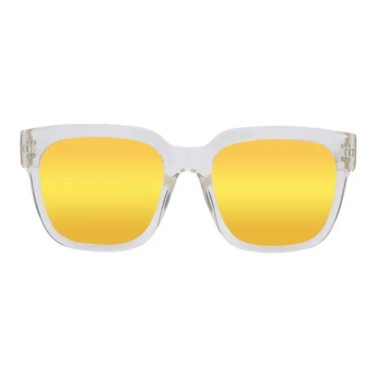 KESSLER TR90 Rectangular Sunglasses Unisex White-1