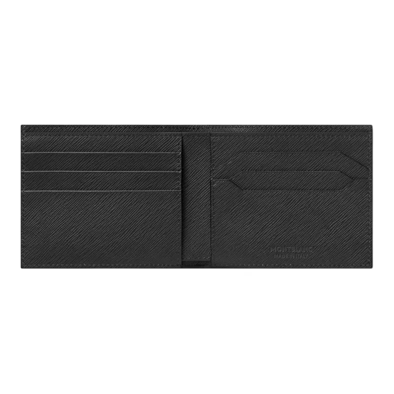 MONTBLANC Cow Leather Wallet Men's Black-2