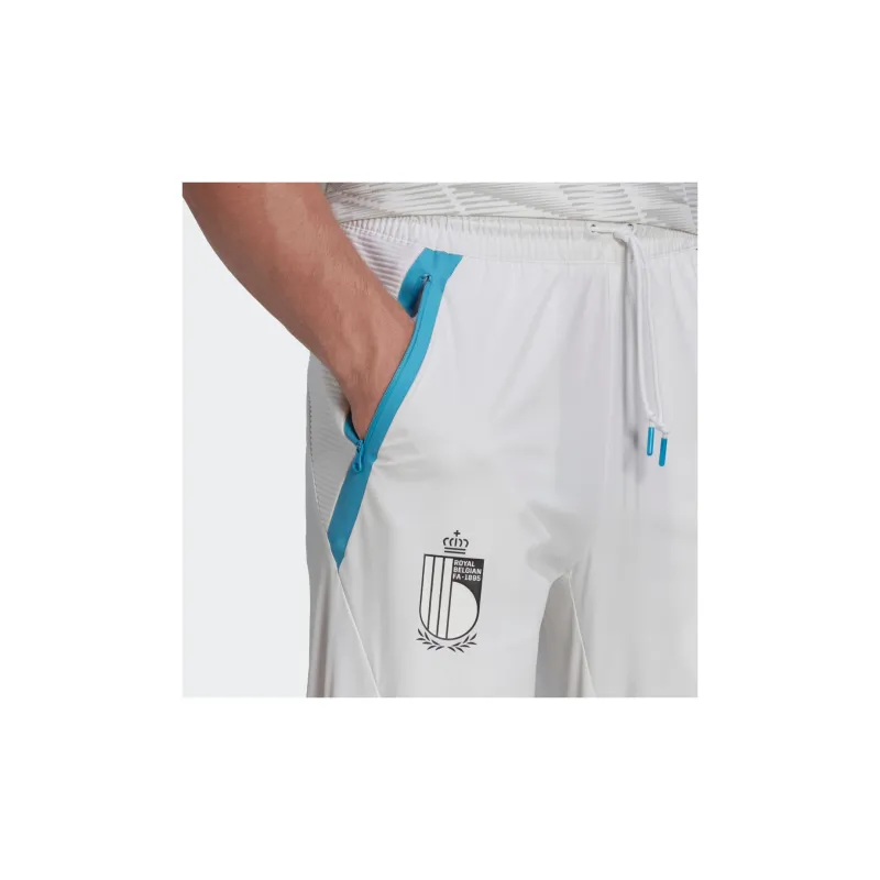 Adidas Belgium Soccer Bottoms Belgian National Team Unisex White-6