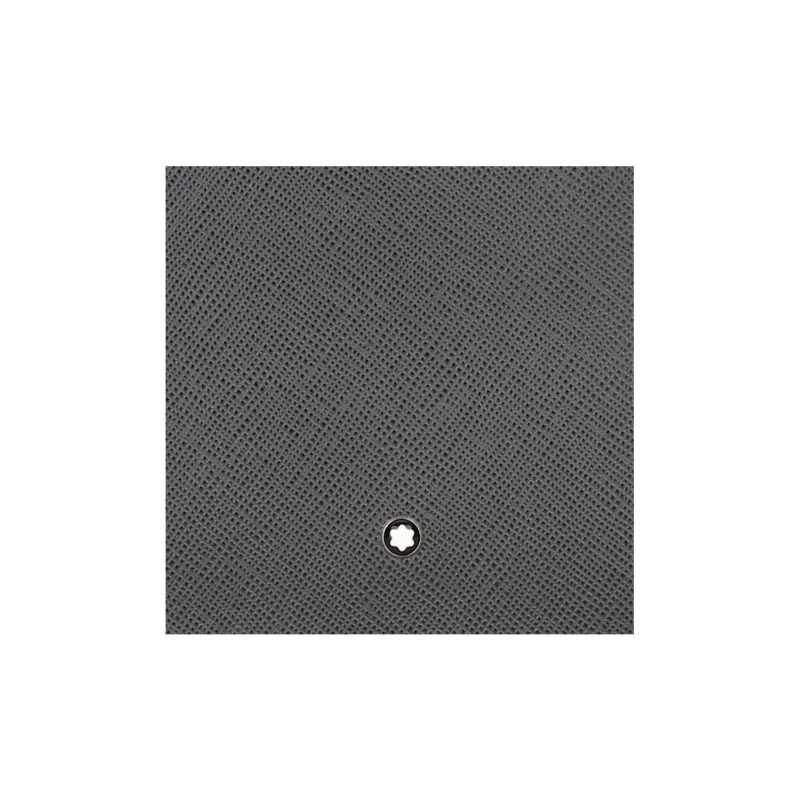 MONTBLANC Leather Wallet Men's Dark Gray-6