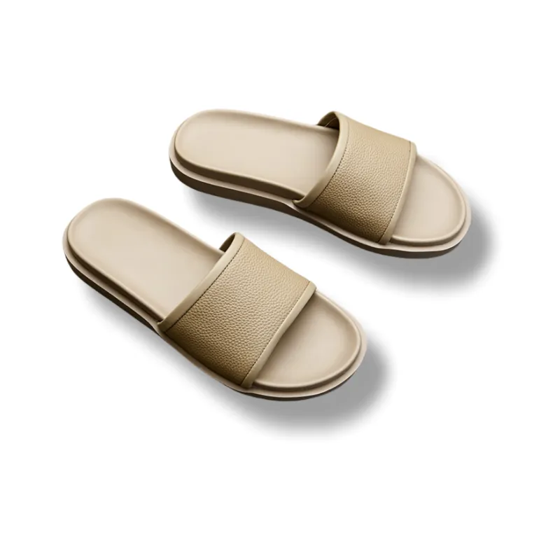Brounvanm Slide Slippers Men's Apricot-3