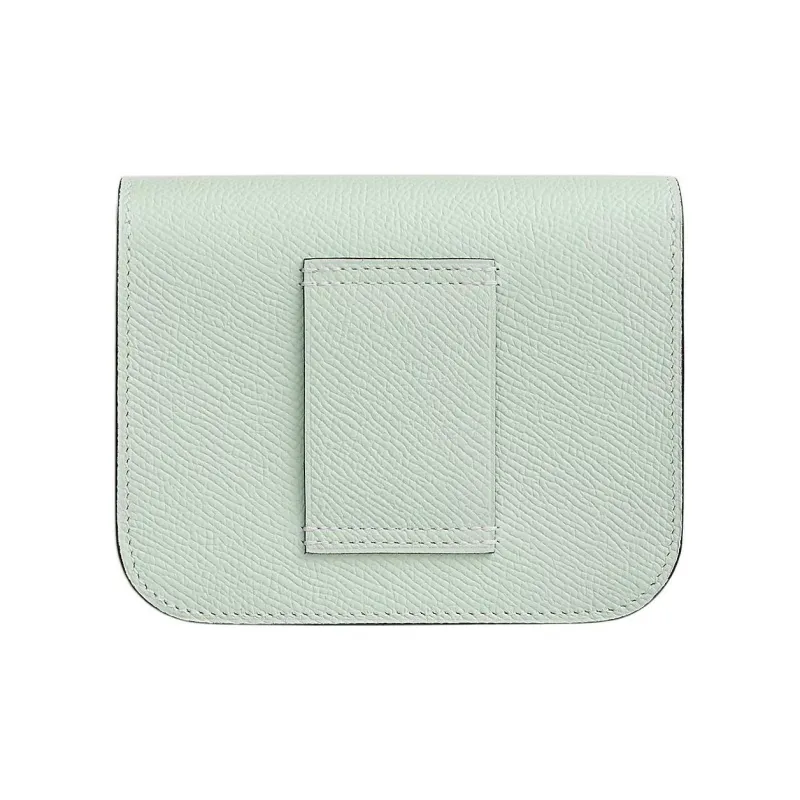 HERMES Constance Slim Epsom Calfskin Clutch Wallet Fanny Pack Regular Women's 0S Vert Fizz Bubble Green-1