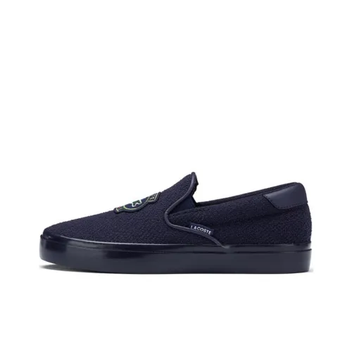 LACOSTE Low Top Skateboard Shoes Women's Navy Blue