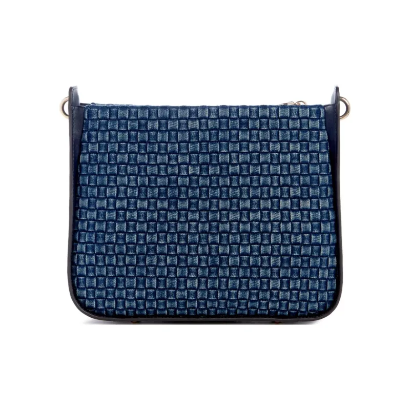 GUESS Faux Leather Hobo Bag Crossbody Bag Shoulder Bag Women's Blue-2