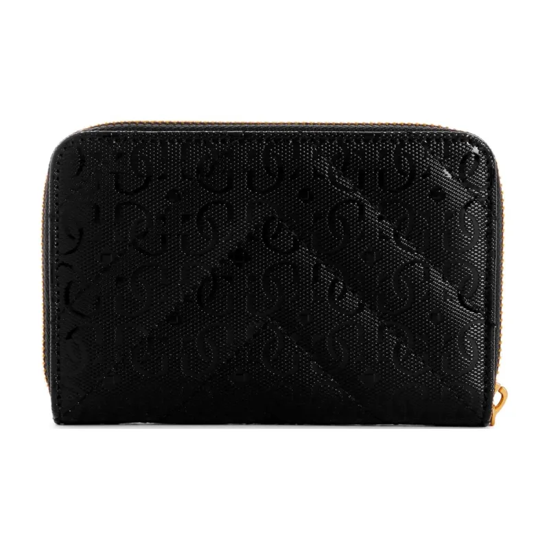 GUESS Artificial Leather Wallet Medium Size Women's Black-1