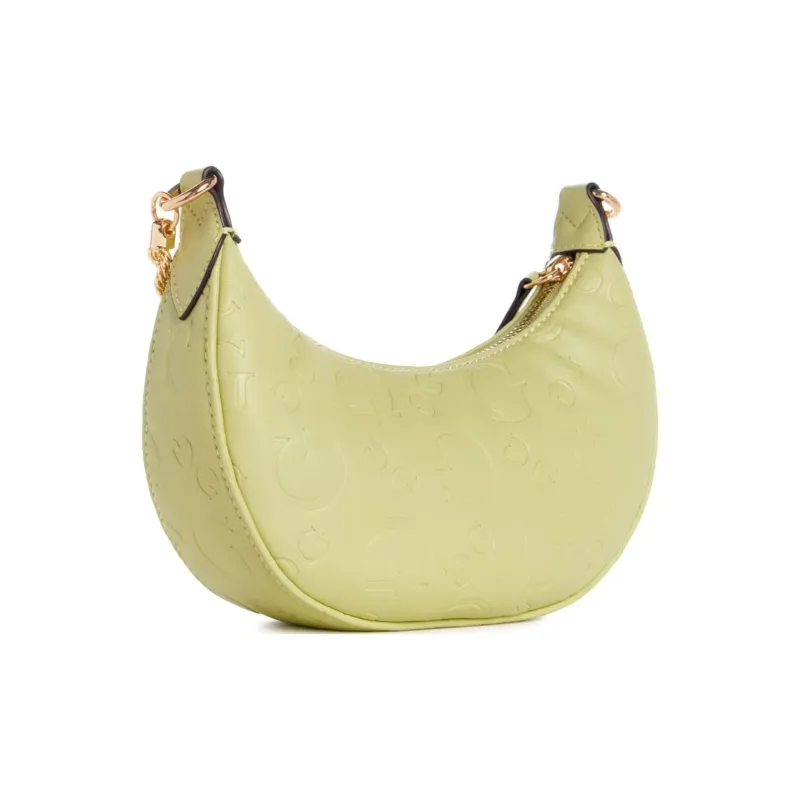 GUESS Artificial Leather Crescent Bag Shoulder Bag Crossbody Bag Women's Green-1