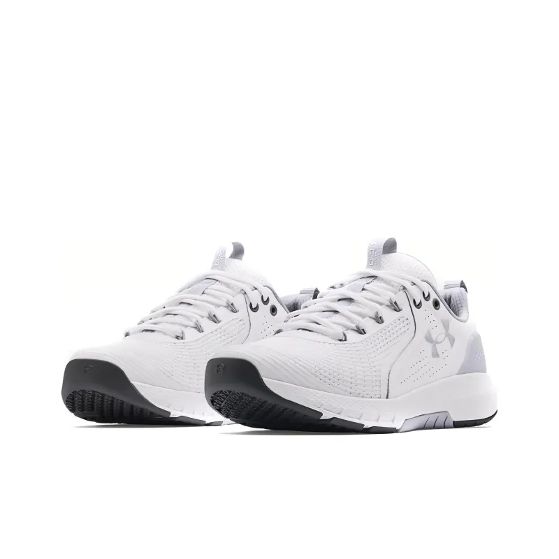 Under Armour Charged Commit 3 4E Wide 'White Mod Grey'-2