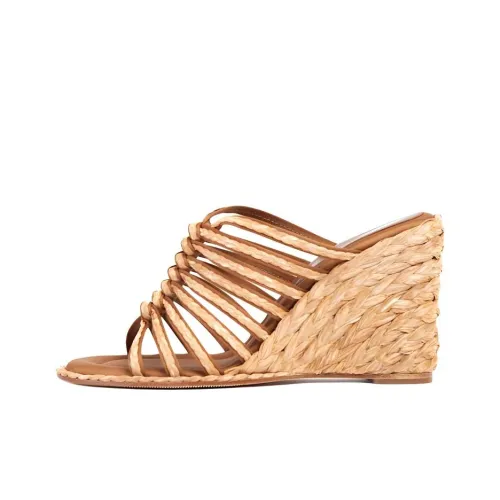 Paloma Barceló Slip-Resistant Slide Slippers Women's Brown