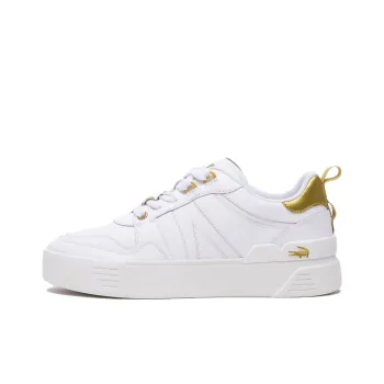 LACOSTE L002 Low Top Skateboard Shoes Women's White