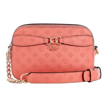 GUESS Faux Leather Camera Bag Shoulder Bag Crossbody Bag Women's Pink