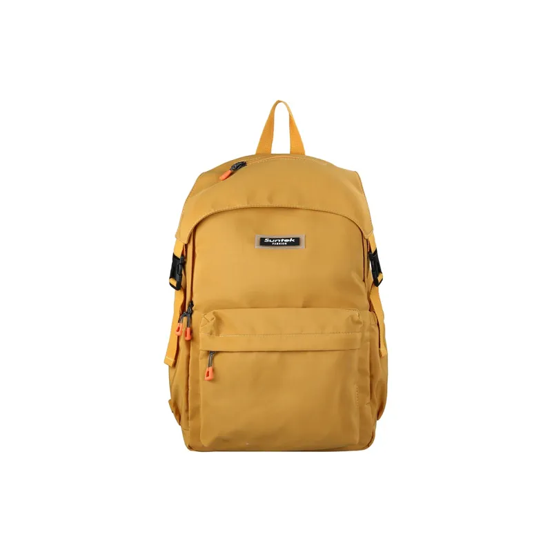Venerable Brahma Nylon Backpack Regular Unisex Black/Gray/Beige/Yellow-8
