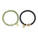 Auspicious and Prosperous Double Blessing Bracelets+Gourd Bracelets