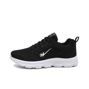 DOUBLE STAR 88 Breathable And Lightweight Low Top Running Shoes Women's Black White