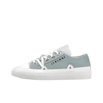 Inuikii Lace Up Low-Top Skateboard Shoes Women's Blue