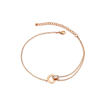 Strange Titanium Steel Anklets Women's