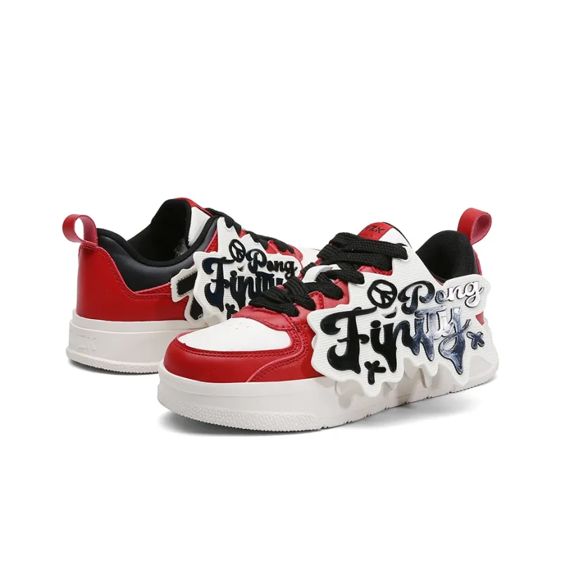 PONGFINITY Low-Top Skateboard Shoes Unisex Ecru-25