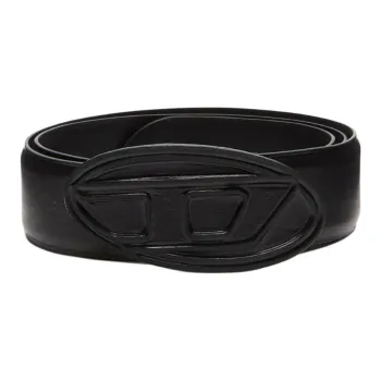 DIESEL 1DR Logo buckle Leather Belt
