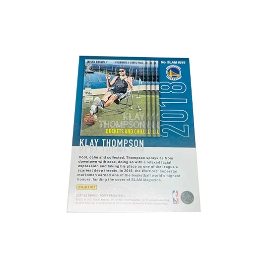 PANINI Klay Thompson Star Card Quality Universal Sports Cards 1 Pc-1