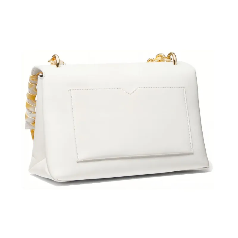 MICHAEL KORS Cece Cow Leather Crossbody Bag Crossbody Bag Shoulder Bag Women's Yellow White Multicolor-1