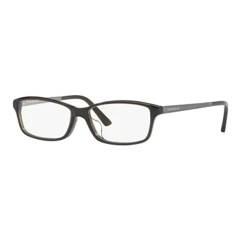 Burberry Acetate Rectangular Eyeglass Frames Men's Black