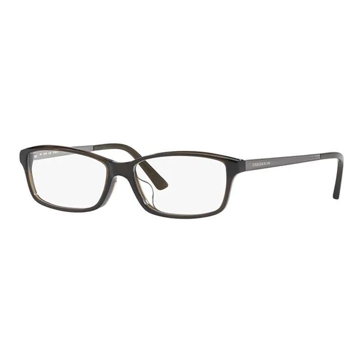 Burberry Acetate Rectangular Eyeglass Frames Men's Black-0