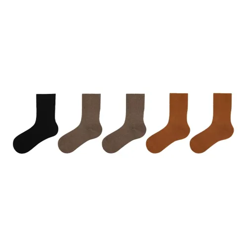 Flowers In The House Mid Calf Socks Unisex 5 Pack