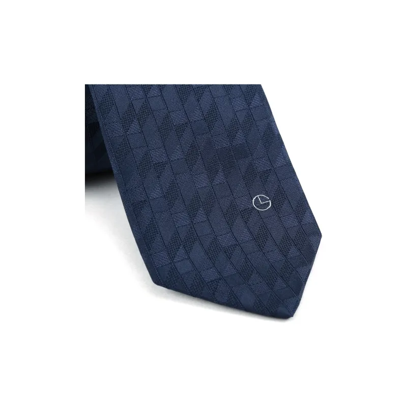 GOLDLION Polyester Ties Men's Blue-2