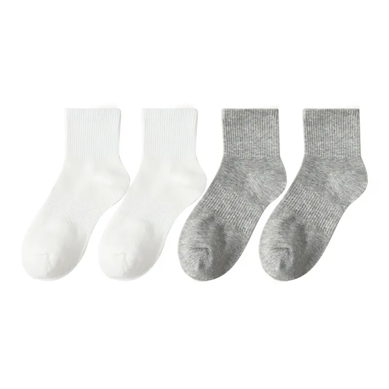 XXLLG Mid Calf Socks Unisex 4 Pack-4