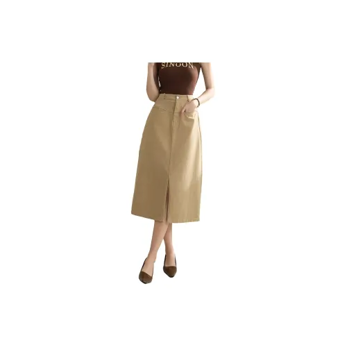 SMEN Denim Long Skirts Women's