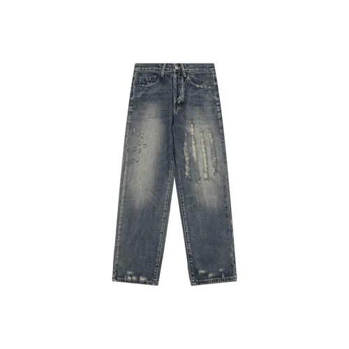 F.K.V.A Jeans Unisex Blue