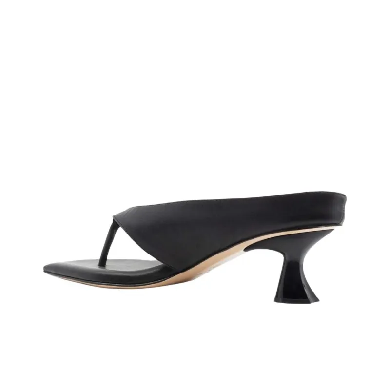 STUDIO AMELIA Flip Flops 5cm Women's Black-2