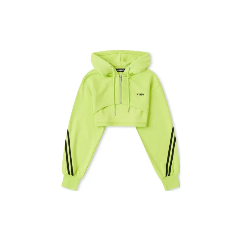 Nerdy Sweatshirts Women's Lime-2