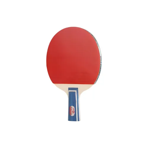 DOUBLEFISH Ping Pong Paddles Kids' All Wood Black Red