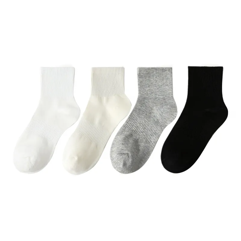 XXLLG Mid Calf Socks Unisex 4 Pack-0