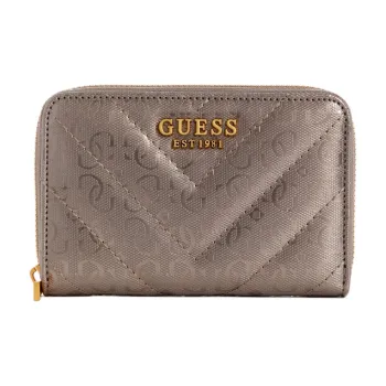 GUESS Artificial Leather Wallet Medium Size Women's Metallic