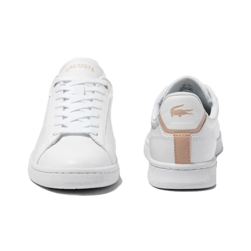LACOSTE Carnaby Low Top Skateboard Shoes Women's White-3