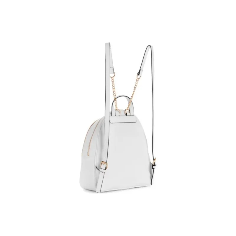 GUESS Faux Leather Backpack Women's White-1