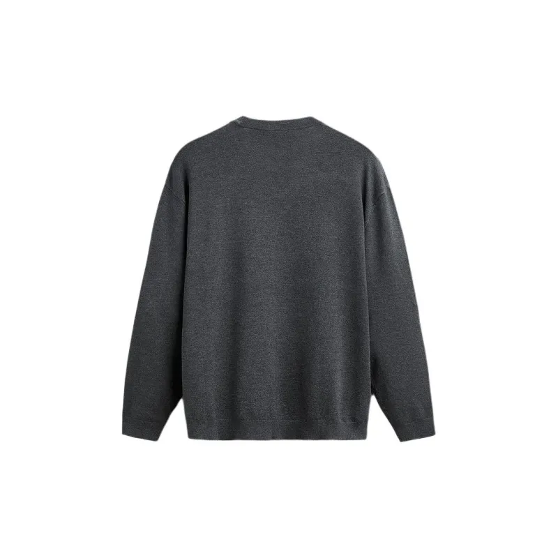 ZARA Knitwear Men's Zebra Print Gray-1