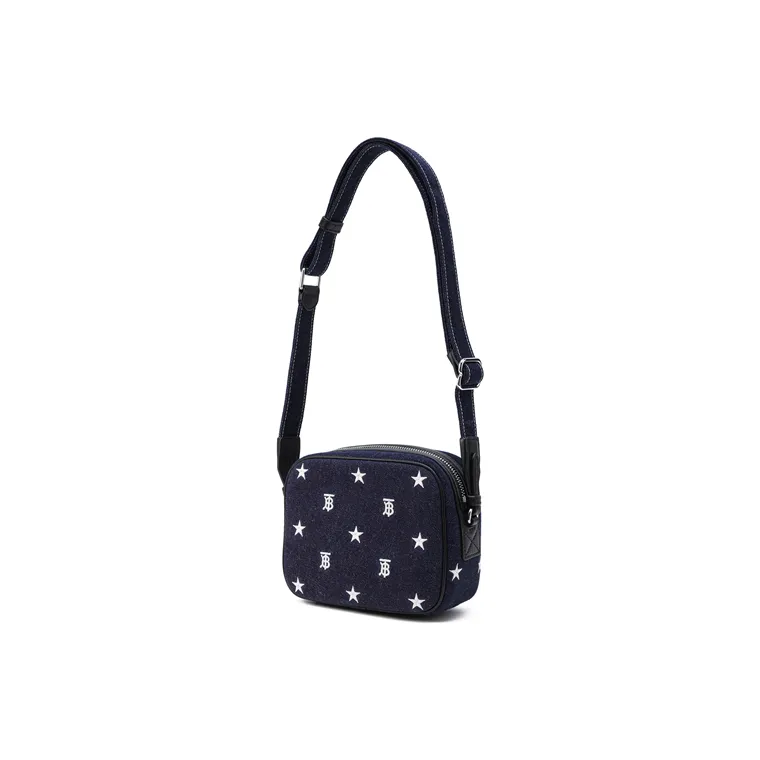 Burberry Denim Camera Bag, Shoulder Bag, Crossbody Bag, Kids' Bag Kids' Dark Blue-3