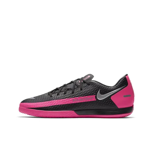 Nike Phantom GT Soccer Shoes Unisex Low-Top Black/Pink/Silver