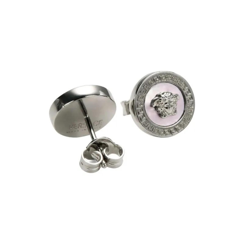 VERSACE Icon Stud Post-Back Fastened Earrings-1