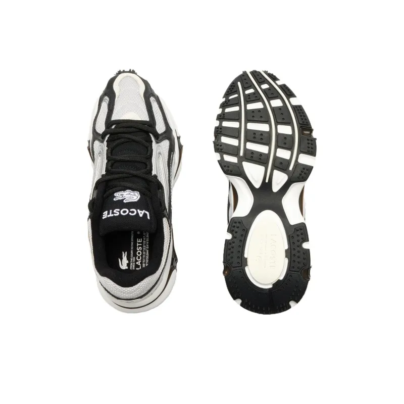 LACOSTE L003 2K24 Low Top Casual Shoes Women's Silver Black-4