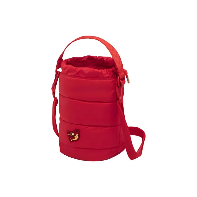 LiNing Sports Life Collection Polyester Bucket Bags Shoulder Bag Crossbody Bag Regular Unisex Vermilion-2