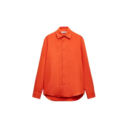 ZARA ZW Series Shirts Women's Orange