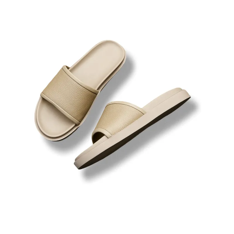 Brounvanm Slide Slippers Men's Apricot-5