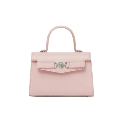 VERSACE Medusa '95 Cow Leather Shoulder Bag Crossbody Bag Handbag Small Size Women's 1Light Pink Red